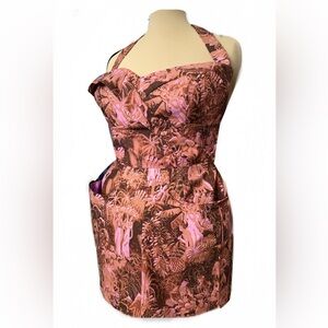 Playsuit with pockets Alfred Shaheen fabric